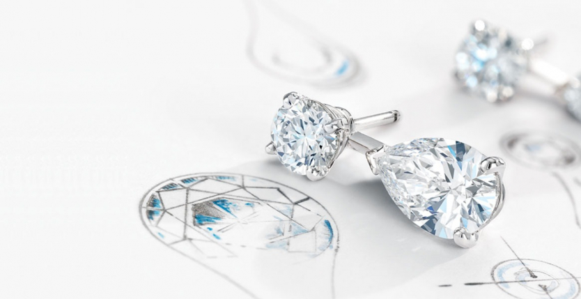 gallery/earring draw and diamond